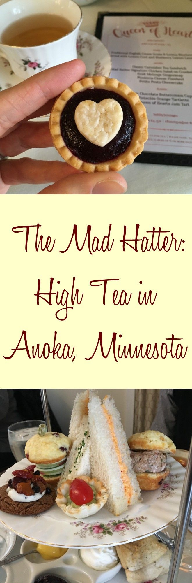 The Mad Hatter Tea in Anoka, Minnesota Tangled Up In Food